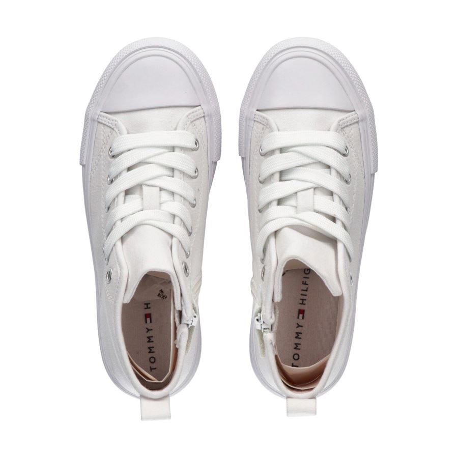 Sneaker alta allacciata da bambina Tommy Hilfiger | T3A9326790890100
